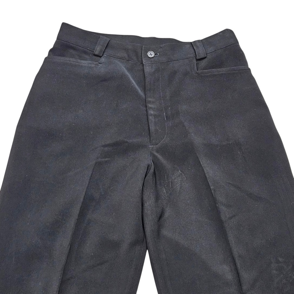 Carmel Zhao USA VTG Black High Waisted Straight Leg Tailored Dress Pants Size 32 - Picture 14 of 14